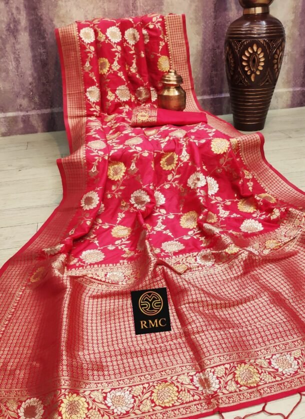 New Designer Party Wear Dola Silk Sarees Collection.