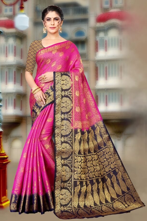 Buy Latest Design Kanjivaram Silk Sarees Collection 2022